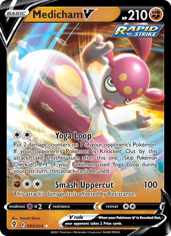 Medicham V — Evolving Skies card #83