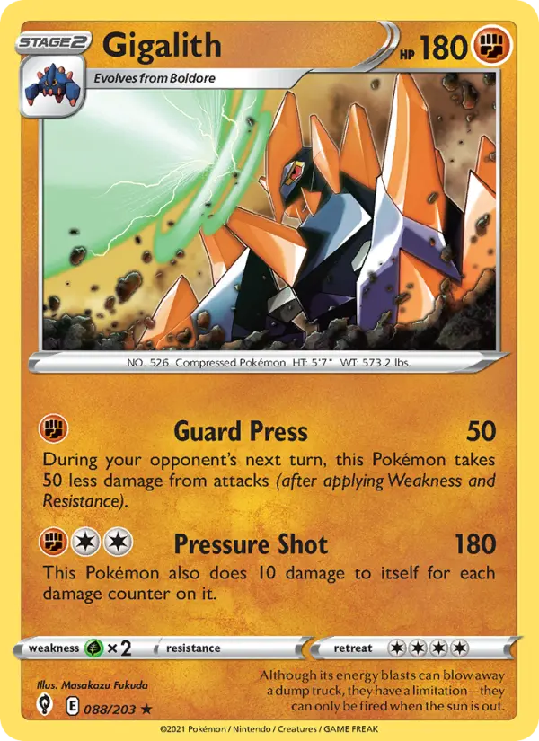 Gigalith — Evolving Skies card #88