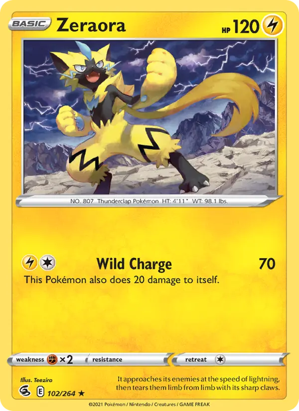 Zeraora — Fusion Strike card #102