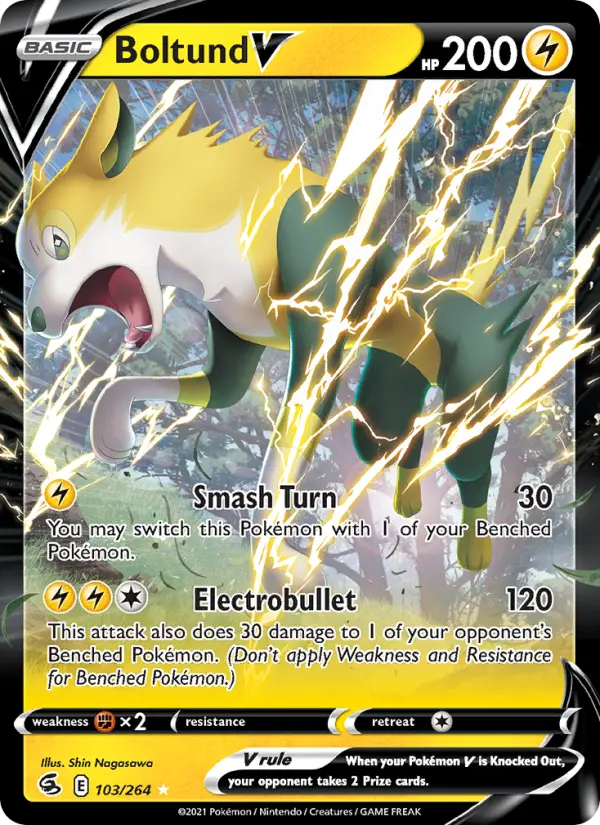 Boltund V — Fusion Strike card #103