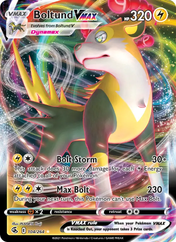 Boltund VMAX — Fusion Strike card #104