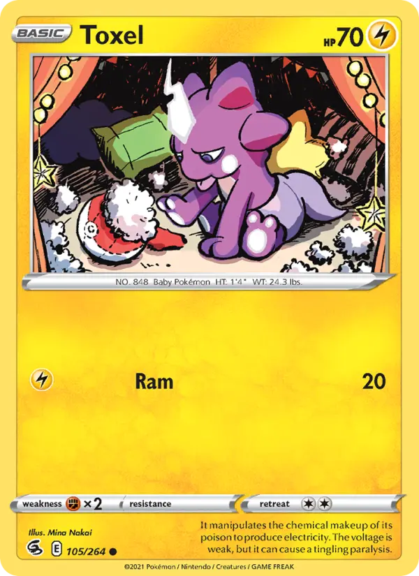 Toxel — Fusion Strike card #105