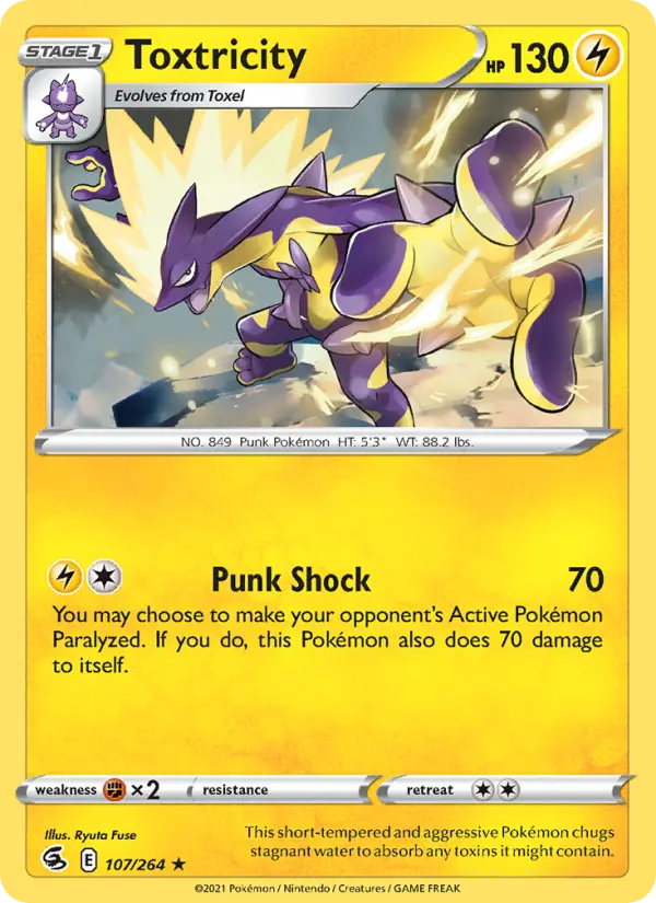 Toxtricity — Fusion Strike card #107