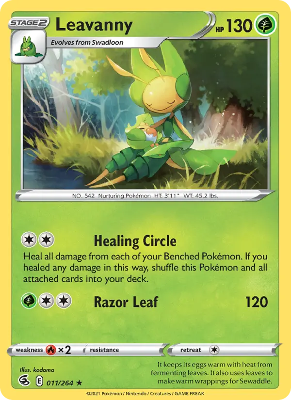 Leavanny — Fusion Strike card #11