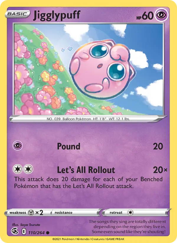 Jigglypuff — Fusion Strike card #110
