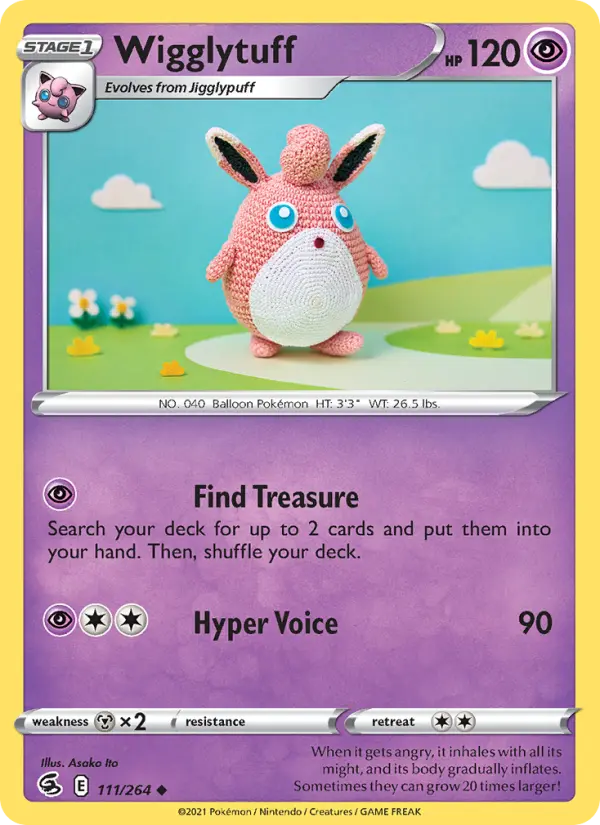Wigglytuff — Fusion Strike card #111