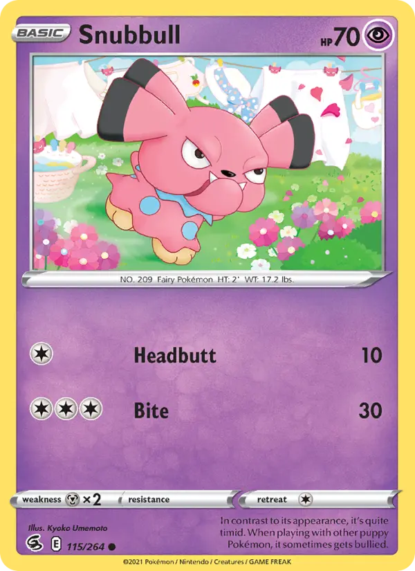 Snubbull — Fusion Strike card #115