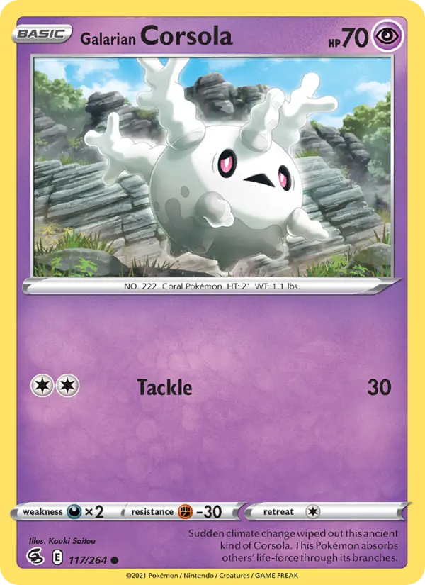 Galarian Corsola — Fusion Strike card #117