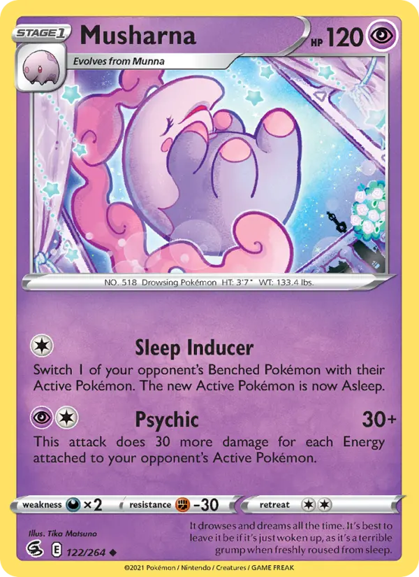 Musharna — Fusion Strike card #122