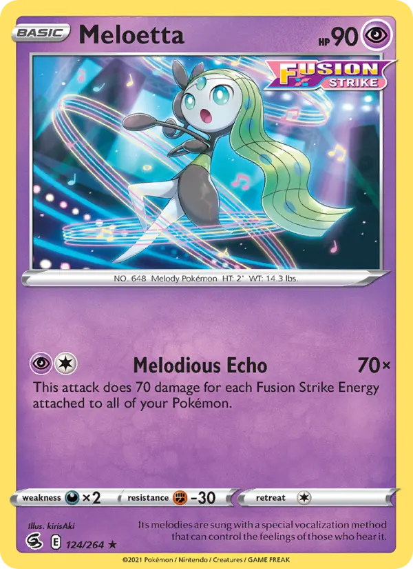 Meloetta — Fusion Strike card #124