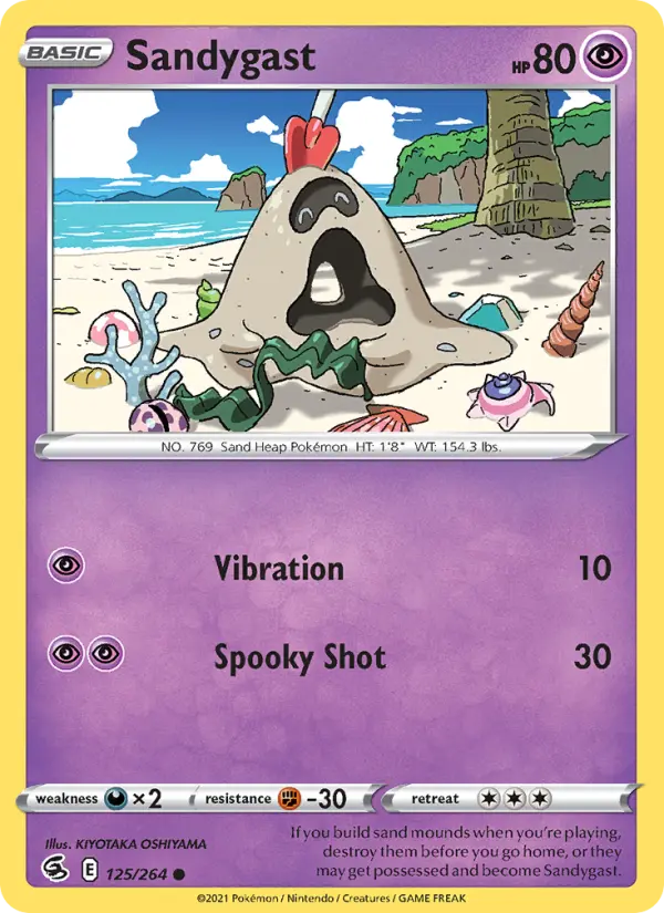 Sandygast — Fusion Strike card #125