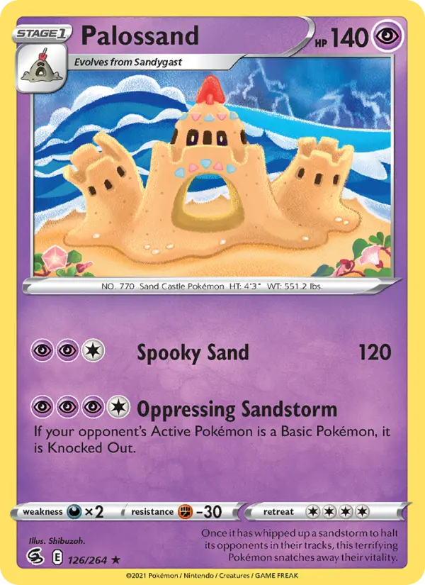 Palossand — Fusion Strike card #126