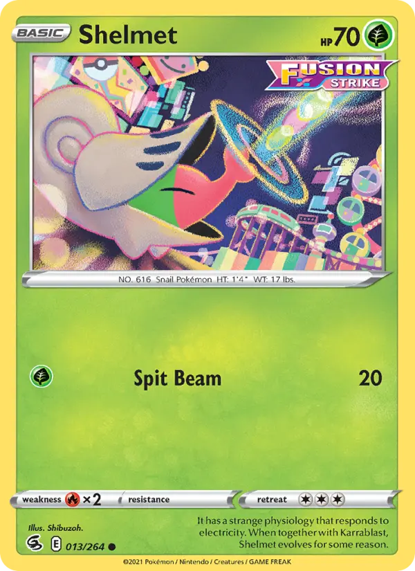 Shelmet — Fusion Strike card #13