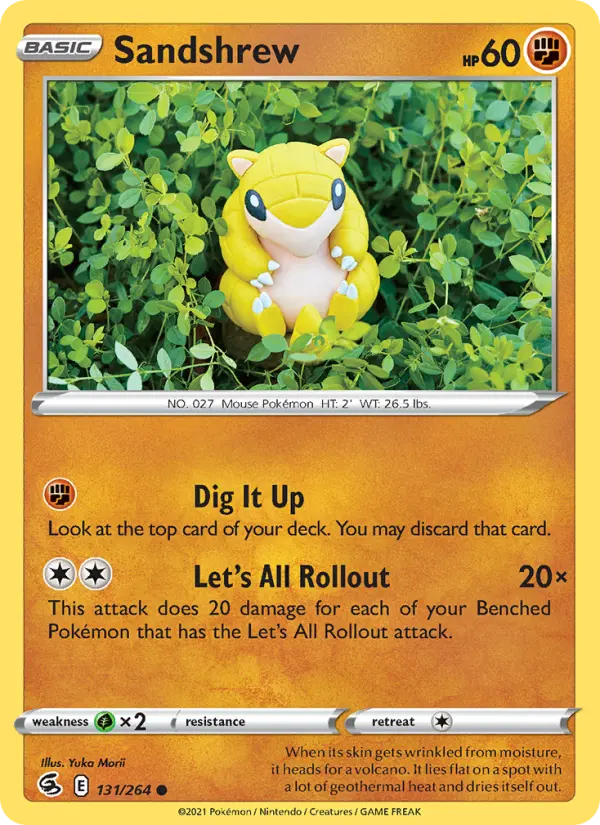 Sandshrew — Fusion Strike card #131