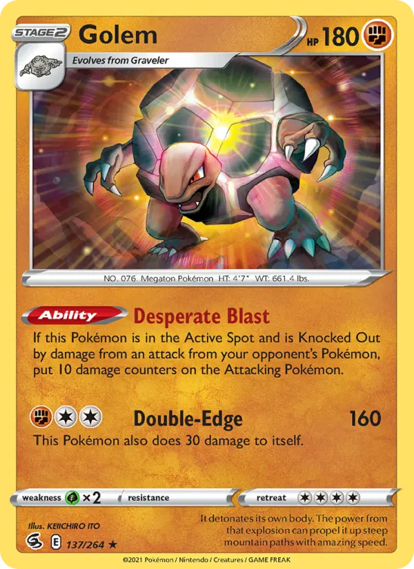 Golem — Fusion Strike card #137