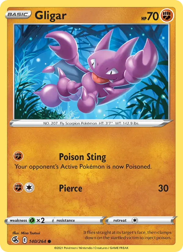 Gligar — Fusion Strike card #140