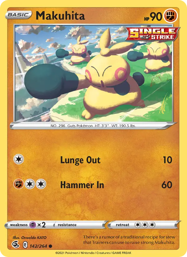 Makuhita — Fusion Strike card #142