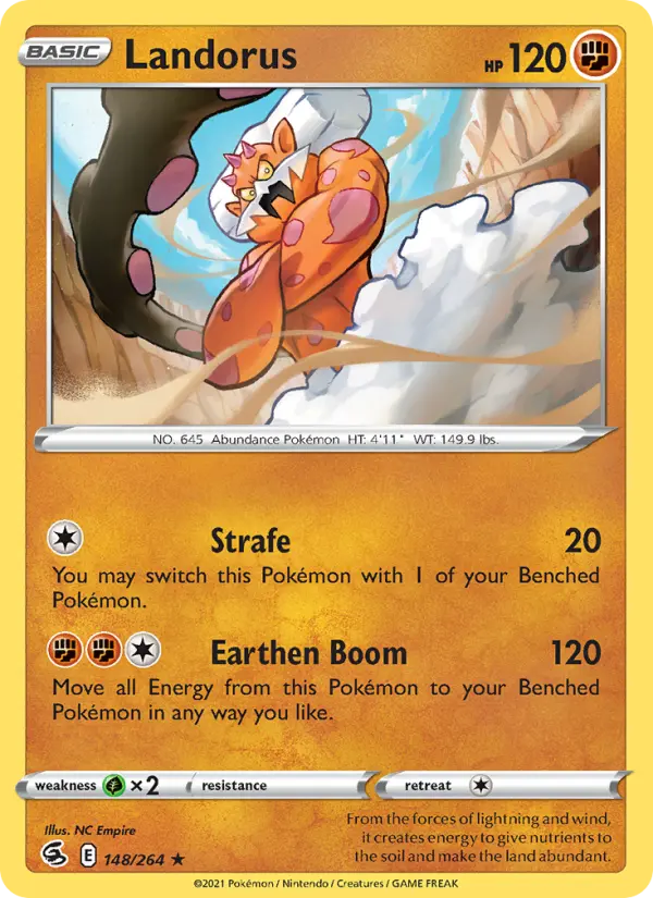 Landorus — Fusion Strike card #148