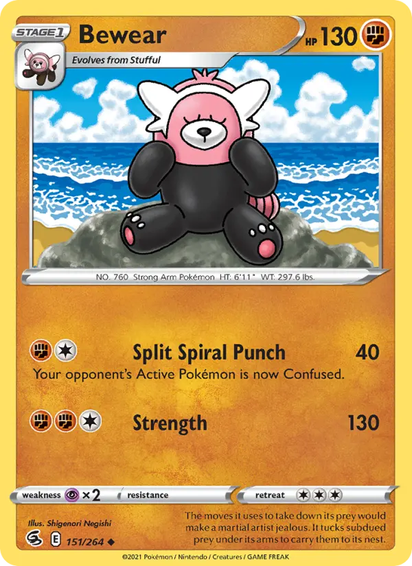 Bewear — Fusion Strike card #151