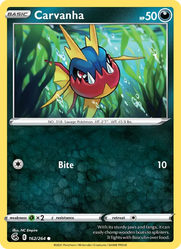 Carvanha — Fusion Strike card #162