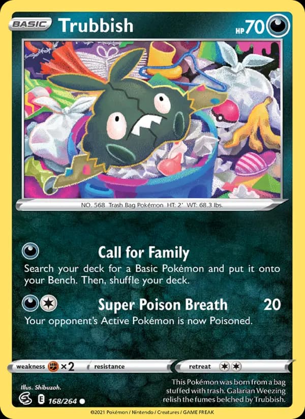 Trubbish — Fusion Strike card #168