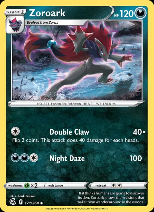 Zoroark — Fusion Strike card #171