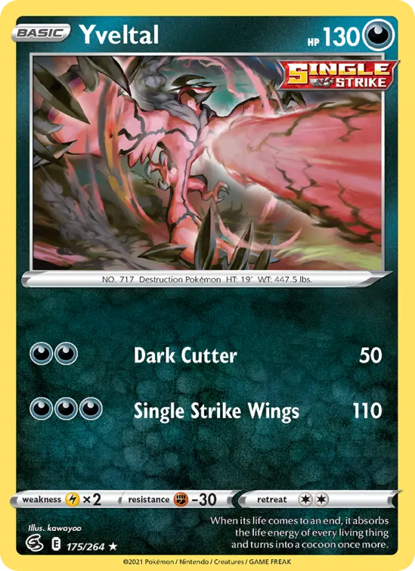 Yveltal — Fusion Strike card #175