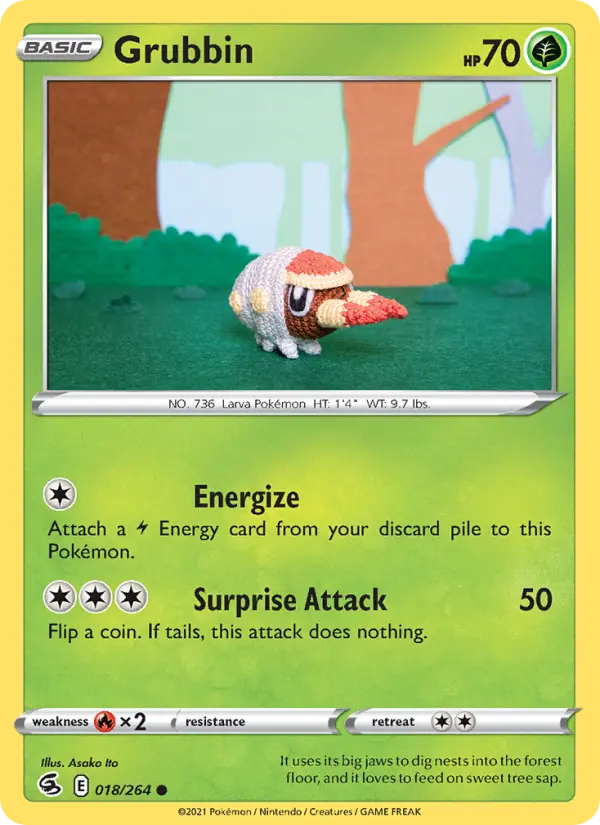 Grubbin — Fusion Strike card #18
