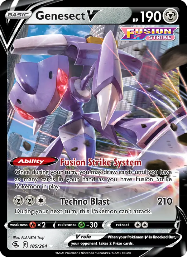 Genesect V — Fusion Strike card #185