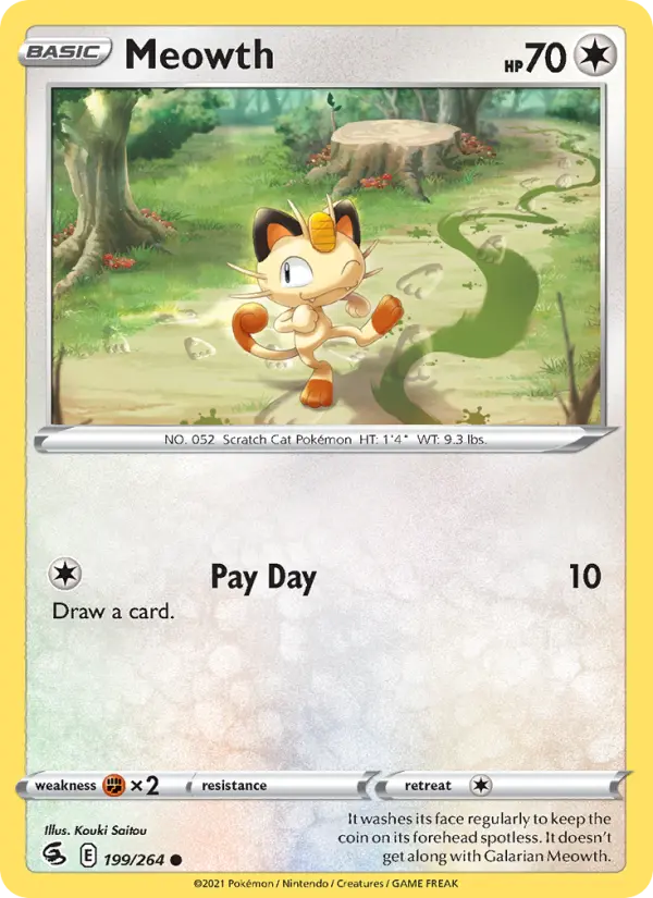 Meowth — Fusion Strike card #199