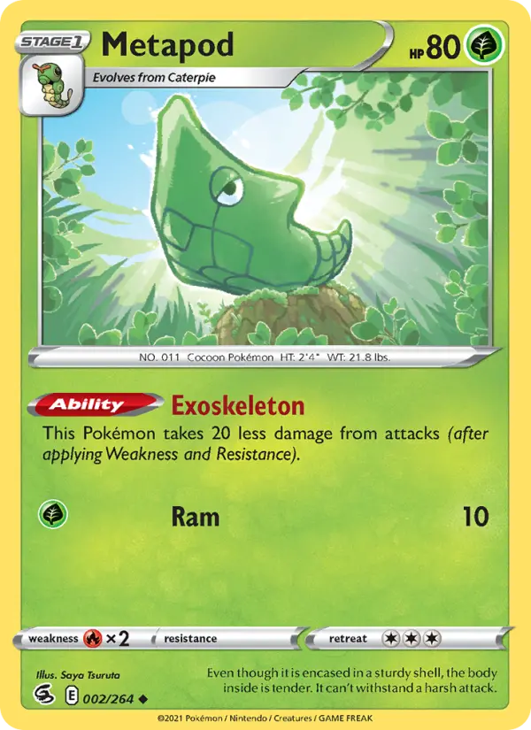 Metapod — Fusion Strike card #2