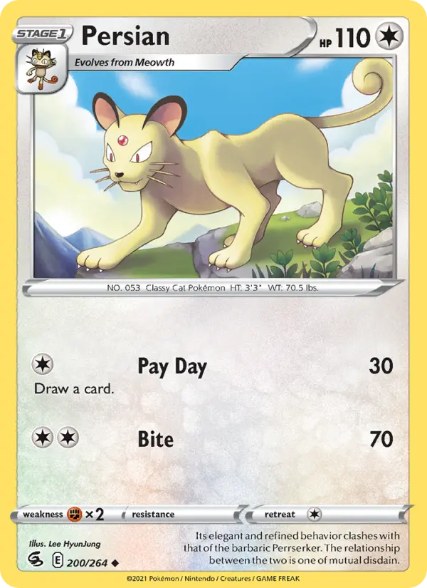 Persian — Fusion Strike card #200