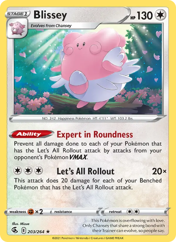 Blissey — Fusion Strike card #203