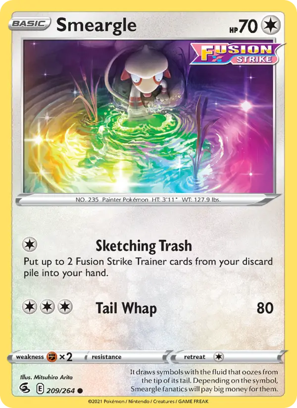Smeargle — Fusion Strike card #209