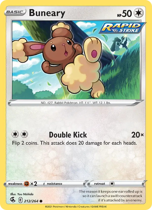 Buneary — Fusion Strike card #212