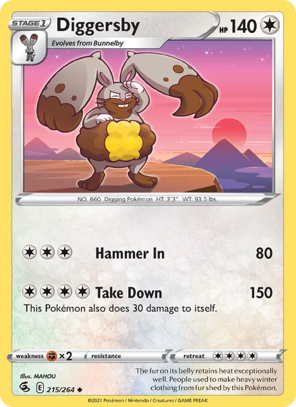 Diggersby — Fusion Strike card #215