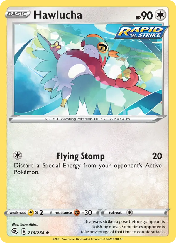 Hawlucha — Fusion Strike card #216