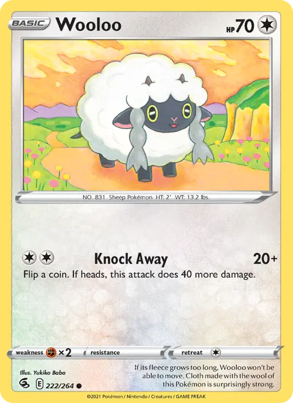 Wooloo — Fusion Strike card #222