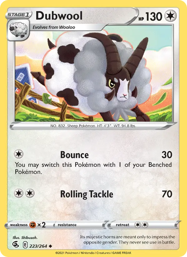 Dubwool — Fusion Strike card #223