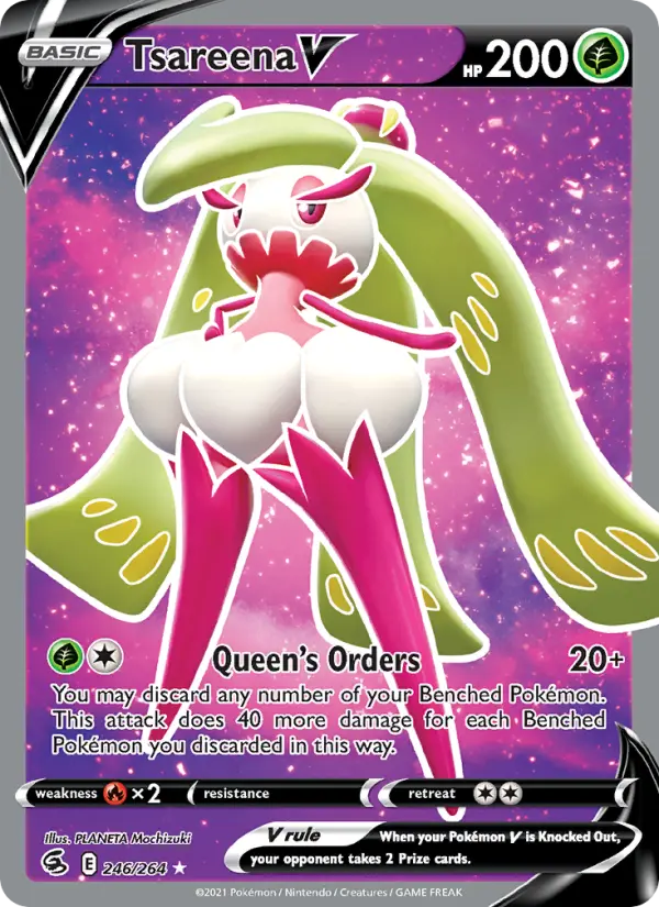 Tsareena V — Fusion Strike card #246