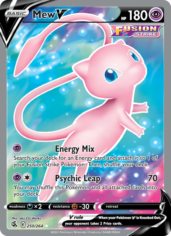 Mew V — Fusion Strike card #250