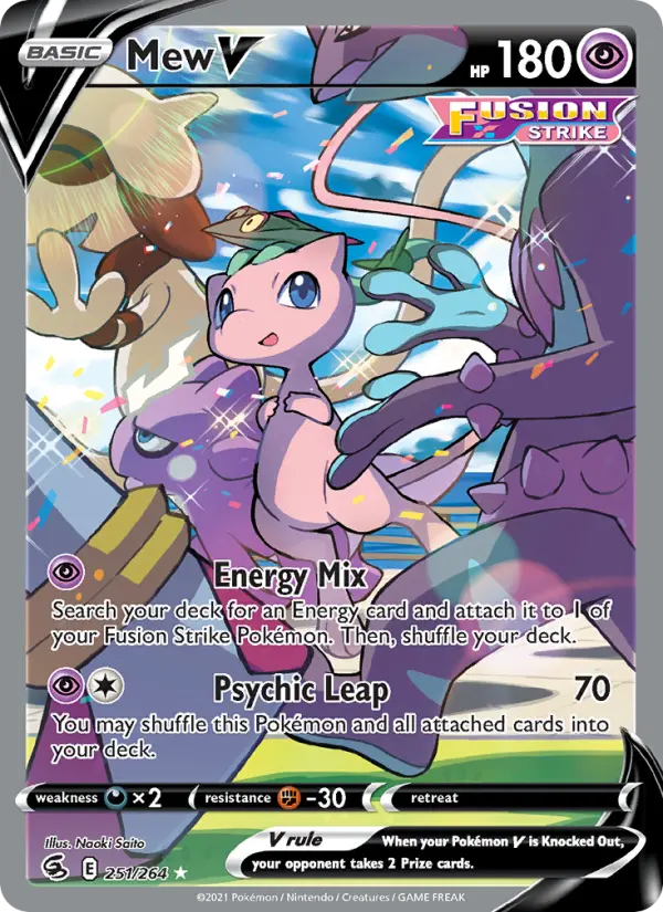 Mew V — Fusion Strike card #251