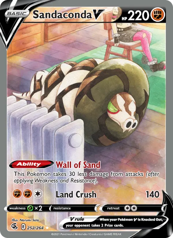 Sandaconda V — Fusion Strike card #252