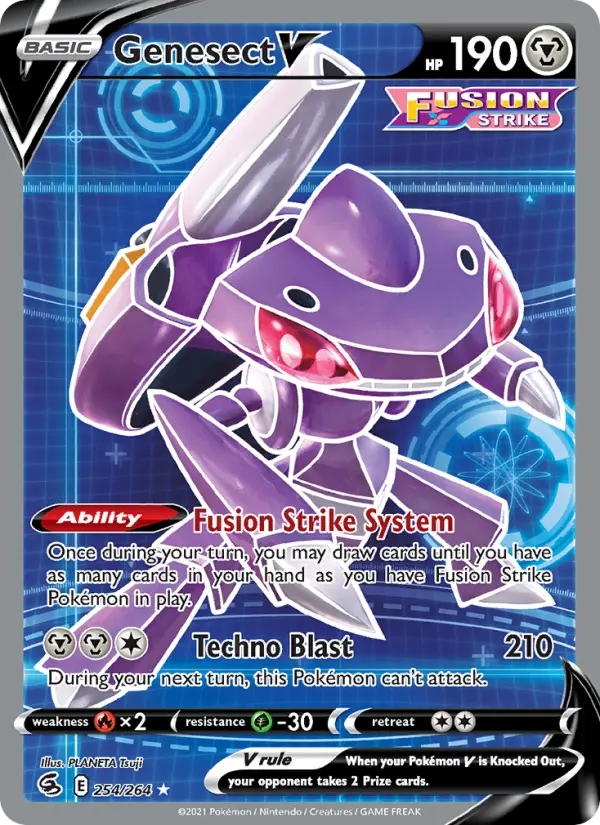 Genesect V — Fusion Strike card #254