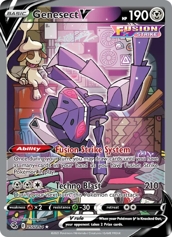 Genesect V — Fusion Strike card #255