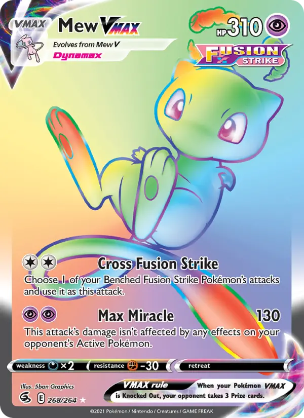 Mew VMAX — Fusion Strike card #268