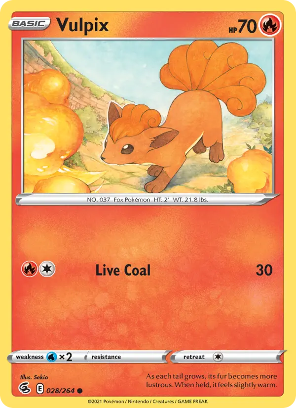 Vulpix — Fusion Strike card #28