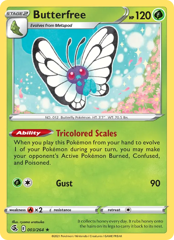 Butterfree — Fusion Strike card #3