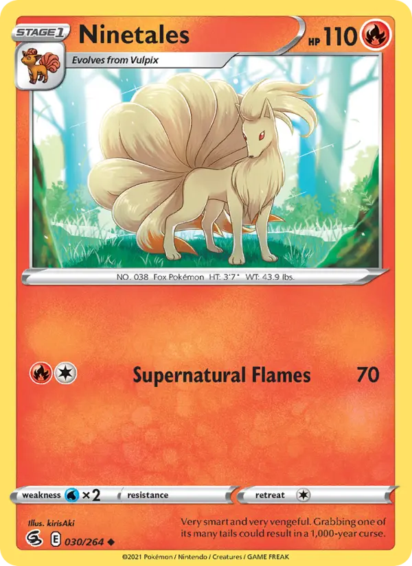 Ninetales — Fusion Strike card #30