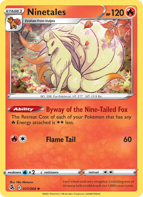 Ninetales — Fusion Strike card #31